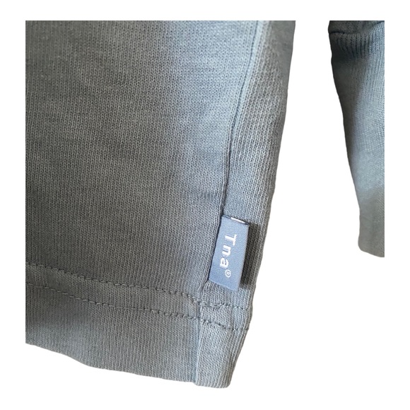 Aritzia Tna Longsleeve Long Sleeve Shirt - 100% Cotton Size 1 Baby Blue - Picture 7 of 7